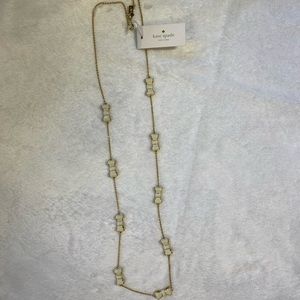 Kate spade gold Bow necklace new with tags